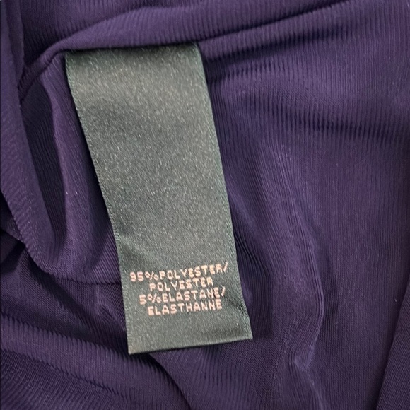 Lauren Ralph Lauren Blue Sheath Midi Dress with Bateau Neckline - Picture 5 of 12